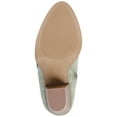 thumbnail image 4 of Journee Womens Vally Inside Zip Stacked Heel Booties, Widths Available, 4 of 10