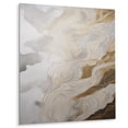 thumbnail image 2 of Designart "Abstract Line Artistry Gold and Grey III" Minimalism Line Art Metal Wall Art, 2 of 5