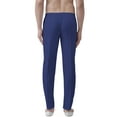 thumbnail image 3 of eloria Men's Premium Comfort Straight Fit Flat Front Dress Pant Pyjamas, Color: Royal Blue, Size : 44, 3 of 6
