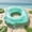 Blue, variant on Summer Glitter Scallop Pool Float Inflatable Seashell Swimming Tube for Adults Beach Party, 1 Count