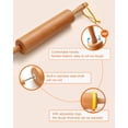 thumbnail image 3 of Rodillo Vinoil Classic Wood de 43 cm con alfombrilla y anillos de silicona, 3 of 7