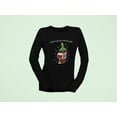 thumbnail image 5 of Old Glory Womens Christmas Making Spirits Bright Long Sleeve T Shirt, 5 of 6