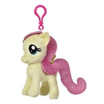 Aurora World My Little Pony Clip-On Fluttershy Pony Plush, 4.5"
