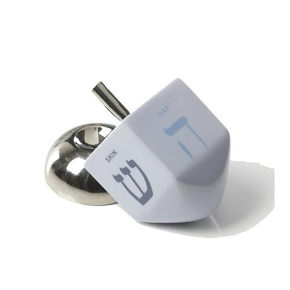 Hanukkah DREIDEL W STAND crafted by Kate Spade