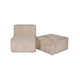 thumbnail image 3 of Sofa Cama M&E MUEBLES Fernanda Beige con Taburete, 3 of 16