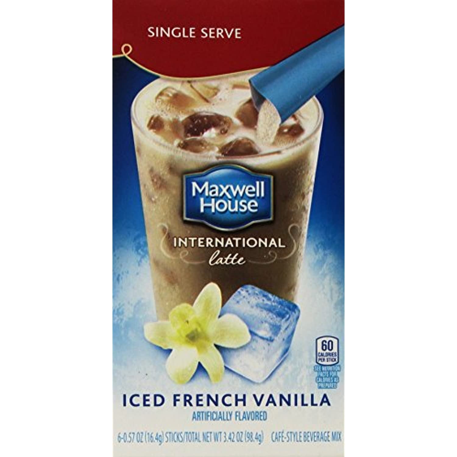 Maxwell House, International Cafe Iced Latte, French Vanilla, Single