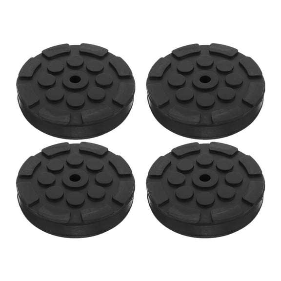 SOPOTUTU 4Pcs Universal Rubber Pad Jack Pad Adapter for Lifting Equipment with Stable Support 12.00X12.00X2.50Cm
