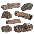 thumbnail image 1 of 7 Pcs Souche d'Arbre Artificielle Modèle de Pierre Faux Mini Souche Figurine Mini Ornement de Jardin, 1 of 8