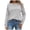 Light Gray_1, variant on Godom Womens Tops Long Sleeve Shirts Round Neck Loose Casual Blouses Stripes Tshirts