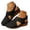Black, variant on Closed Toe Wedge Sandals for Women Slingback Summer Outdoor Shoes Ladies Comfortable Hollow Out Dressy Slide Sandal Blue Size 9