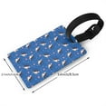 thumbnail image 2 of Kdxio Cute Shark Cartoon Luggage Tags Privacy Cover ID Label Suitcase Tags Identifiers For School Bags,Suitcases, 2 of 7