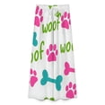thumbnail image 4 of Dog Themed Fun Pattern Women's Casual Wide Leg Pants Comfort Pockets Elastic Waist Loose Fit Pants, 4 of 7