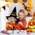 thumbnail image 5 of 24PCS Halloween Stretchy Skeleton Toys, Assorted Color Stretchy Skull Squishy Toys for Party Favors, Happy Halloween Goody Bag Fillers, Halloween Sticky Toys for Kids, Boys & Girls, 5 of 6
