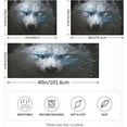 thumbnail image 4 of Wolf Satin Pillowcase for Hair and Skin Silk Pillowcase Soft Breathable Sleeping Pillow Covers Smooth Cooling Pillowcase with Envelope Closure Size Standard 20x26 in Home Decor Gifts, 4 of 7