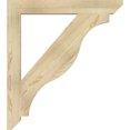 thumbnail image 3 of Ekena Millwork 4"W x 34"D x 38"H Funston Slat Rough Sawn Bracket, Douglas Fir, 3 of 4