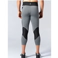 thumbnail image 2 of SECOND SKIN Women's QUATROFLX Heather Compression Capris -Medium Heather Gray (XS), 2 of 3