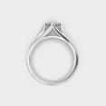 thumbnail image 4 of IGI Certified 5 Ct Wonderful Round Shape Lab Grown Diamond Proposal Ring for her | 14K White Gold (E/VVS2) | Solitaire Diamond Ring for Women | Size 8.5 Diamond-Capitals, 4 of 8