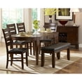 thumbnail image 2 of Pemberly Row 5-piece Wood Dining Set with 1 Table and 4 Side Chairs in Dark Oak, 2 of 4