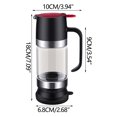 thumbnail image 3 of High Borosilicate Glass Honey Dispenser with Press-Action Drip Mechanism for Mess-Free Serving - 300ml Capacity, Elegant Design Perfect for Honey, Syrups, and Sauces - Easy to Cle, 3 of 8