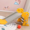 thumbnail image 2 of Tobogán de interior para patio de juegos para niños pequeños, tobogán de interior combinado con baloncesto Tobogán de interior para niños pequeños Tobog, 2 of 5