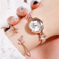 thumbnail image 1 of WIFKLSIIPG LVPAI Fashion Trend Diamond Hexagonal Alloy Ladies Bracelet Watch Set, 1 of 4