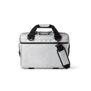 AO Coolers Carbon Soft Cooler with High-Density Insulation, Silver, 24-Can