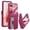 Rose Red, variant on Oupeigar for Motorola Razr 2024/Razr 2025/Razr 2026 Phone Case,Card Holder(4 Cards)[RFID Shielding]&HD Screen Protector,Military Grade Protection Case-Blue