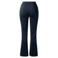 thumbnail image 5 of Chbgutlmr Work Pants Women High Waist Straight Leg Fitted Trousers with Pockets Casual Stretch Office Pants, 5 of 5