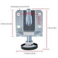 thumbnail image 2 of MesaSe 4 Pack Stainless Steel Leveling Feet 2000lb Capacity Heavy Duty Furniture Levelers Adjustable Table Leg Leveler w/Lock Nuts for Furniture Table Cabinets Workbench Shelving Units, 2 of 10