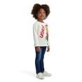 thumbnail image 2 of Dr. Seuss The Grinch Toddler Unisex Long Sleeve Off White Tee Shirt, Sizes 12M-5T, 2 of 6
