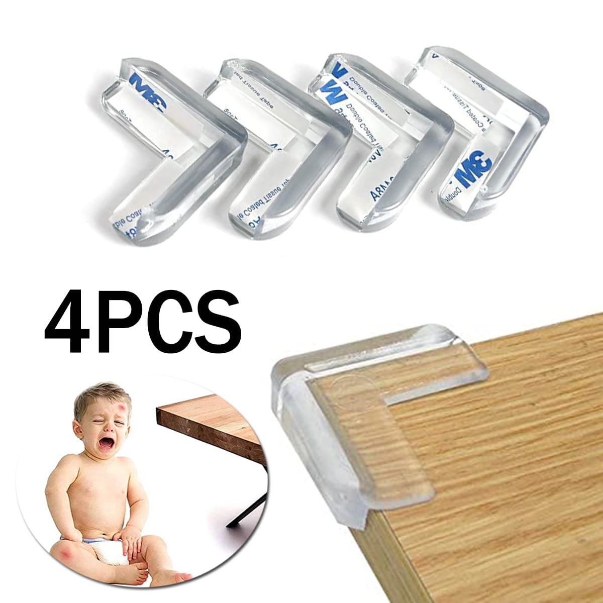 12(pcs) Silicone Table Corner Protector For Kids Safety Table Corner Covers  For Glass Table - Baby Safety Equipment, HomeifyStore