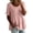 Pink, variant on Cilsoka Women's Short Sleeve Tunic Tops Loose Fit Crewneck T Shirts Eyelet Flowy Babydoll Peplum Top Summer Boho Blouses