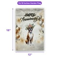thumbnail image 5 of Happy Anniversary Boxer Celebrates Wedding Love Family Party Garden Flag 12x18in Double Sided Boxers Dog Lover Gifts Idea Outdoor Decor - 01015, 5 of 5