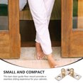 thumbnail image 6 of QIFULL 2Pcs Sliding Door Floor Guide Stopper Heavy Duty Barn Door Hardware in Golden Stainless Steel, 6 of 8