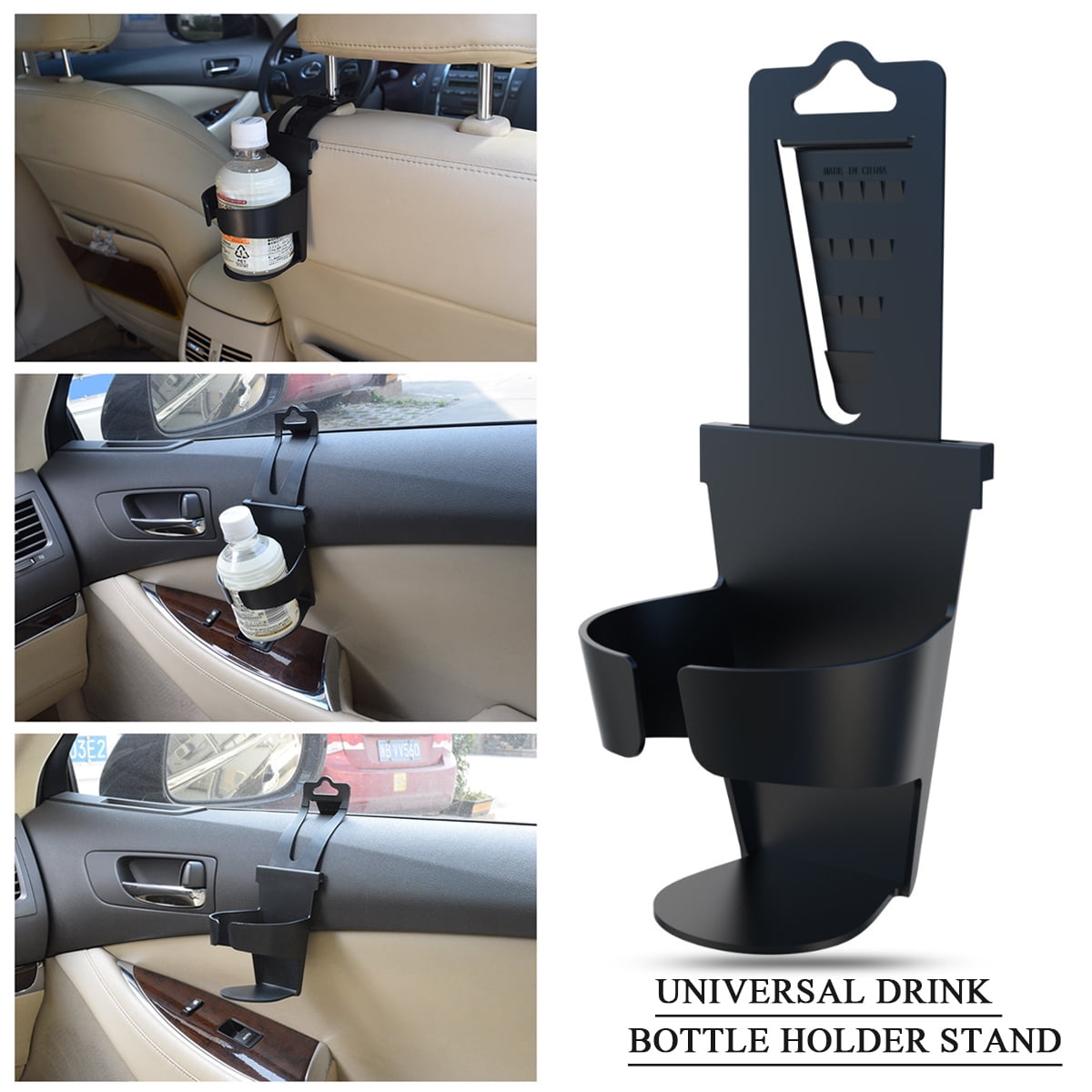 Car Van Drink Cup Holder Universal Vehicle Door Mount Beverage Bottle