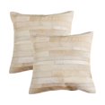 thumbnail image 1 of H-Natural Torino Madrid Cowhide 2-Pack Pillows, 1 of 3