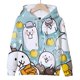 thumbnail image 3 of Sudadera con capucha de dibujos animados The Battle Cats para niños y niñas, tops de otoño, jersey de manga larga para niños, ropa de calle de moda para niños, 3 of 4