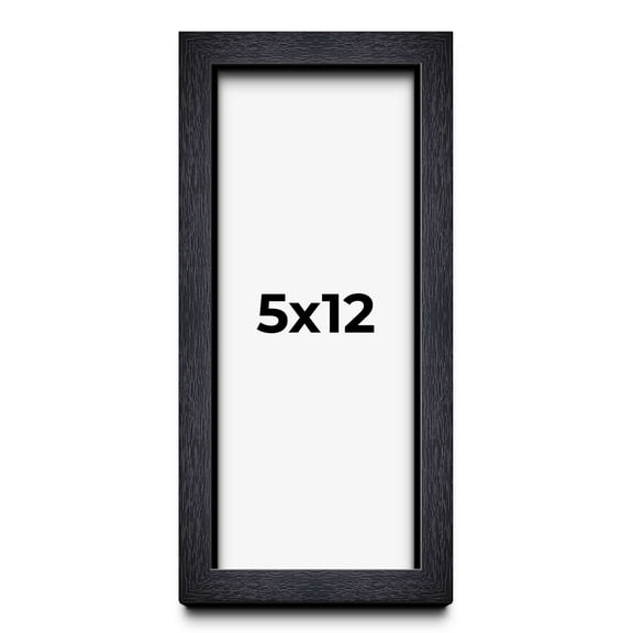 5x12 IN Shadow Box Frame Black | 1 Inches Deep Real Wood Farmhouse Shadowbox Display Frame | UV