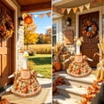 thumbnail image 4 of Fmbmuo 23 Inch Thanksgiving Harvest Porch Goose Costume Set Fall Garden Yard Weatherproof Decor,Yellow, 4 of 5