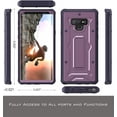 thumbnail image 2 of ArmadilloTek Vanguard Designed for Samsung Galaxy Note 9 Case (2018 Release) Military Grade Full-Body Rugged with Built-in Screen Protector & Kickstand - Purple, 2 of 4