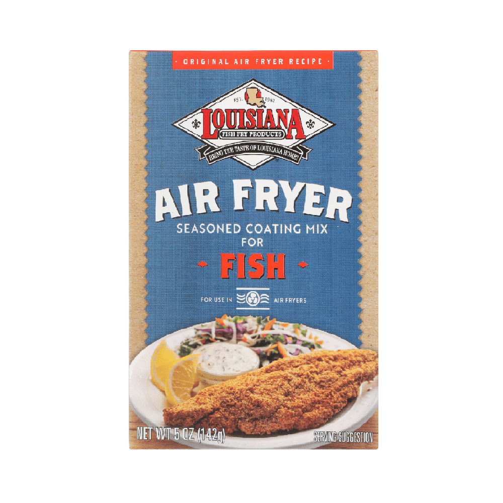 Louisiana Fish Fry Air Fryer Fish Coating Mix, 5 oz [Pack of 6