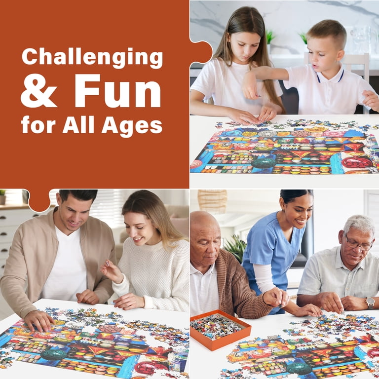 BenBen, Jigsaw Puzzle, 1000 Pieces, Vibrant Ceramics Shop