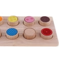 thumbnail image 3 of Tablero de Montessori Touch And Match Juguete de Desarrollo de Sensoriales ños Hugo Juguetes educativos de madera para niños, 3 of 6