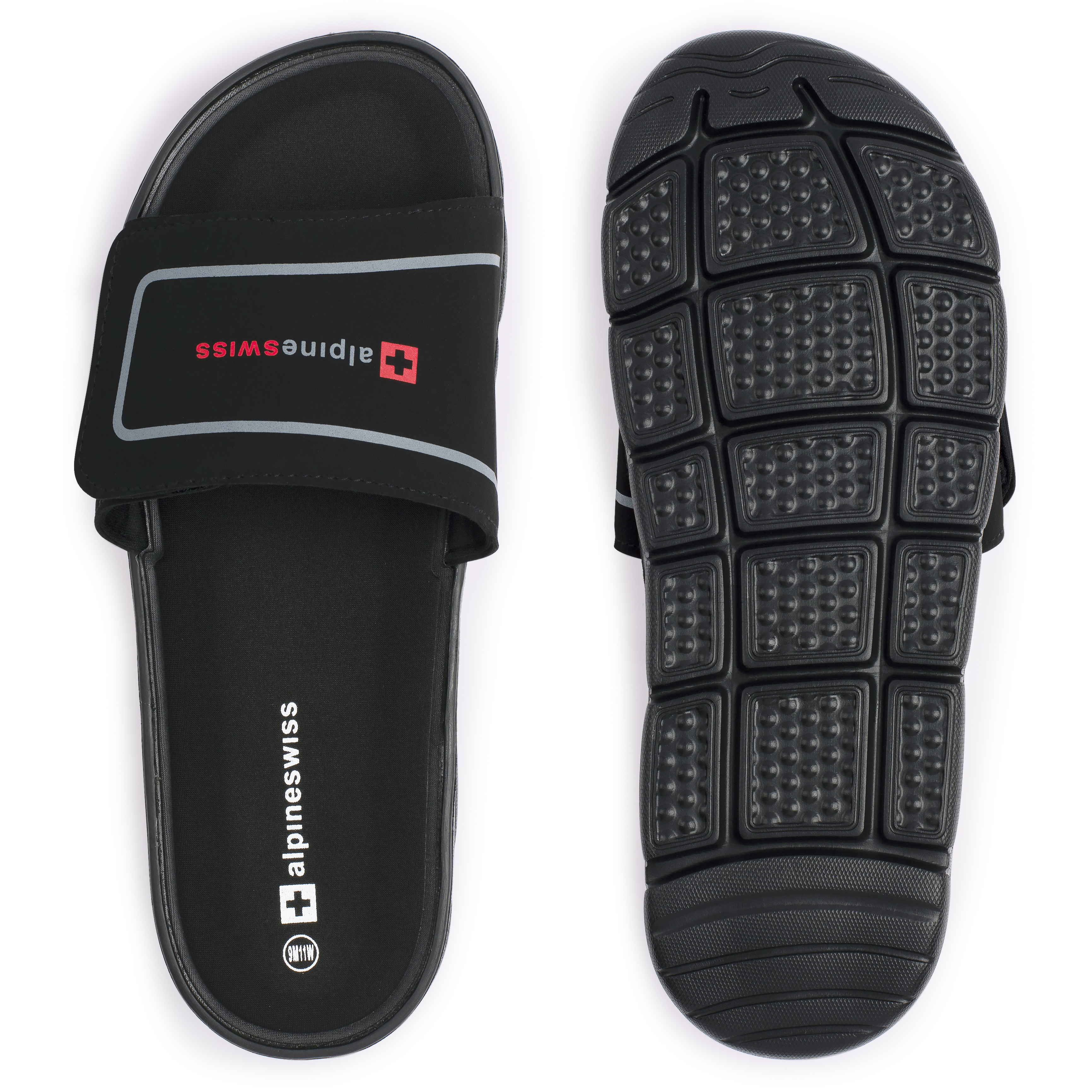 Alpine Swiss Men's Gabe Cloud Slide Sandals photo 4