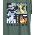thumbnail image 3 of Pokémon - Eevee Nature Evolution -  Women's Short Sleeve Graphic T-Shirt, 3 of 5