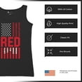 thumbnail image 6 of Remember Everyone Deployed Women's Tank Top Until They All Come Home RED Friday Military US Flag American Patriot, 6 of 7