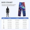 thumbnail image 4 of Lsque Starry Sky Turtle Print Men's Pajama Pants, Lounge Pant - Comfortable Home Wear,Elastic Waistband, Stylish Design-X-Large, 4 of 9