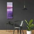 thumbnail image 5 of Epic Art 'Purple Rain I' by Erin Ashley, Acrylic Glass Wall Art, 16"x48", 5 of 8