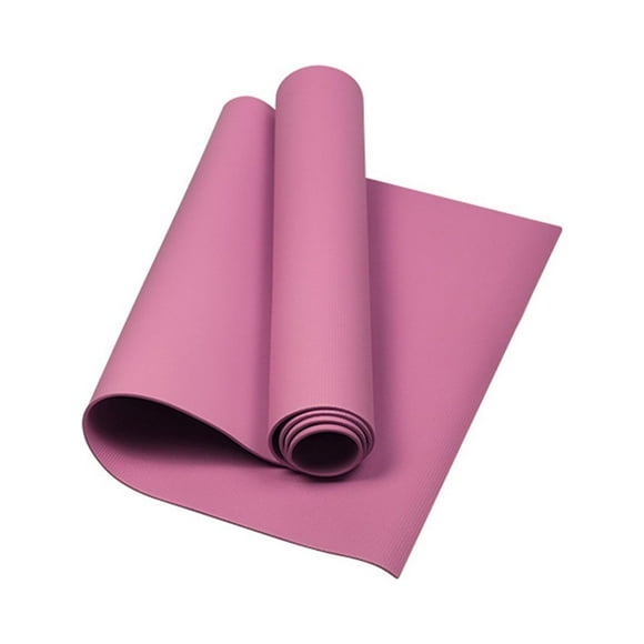 Bmisegm Monochrome Non- Yoga Mat Men and Women Sports Mat Yoga Mat 4Mm Fitness & Yoga Equipment Pink
