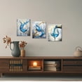 thumbnail image 3 of ZHONGYUTONG 3 Piece Wine Wall Art for Kitchen Gold Wine Pictures Dining Room Canvas Print Modern Artwork for Pub Bar Decor Framed (16.00" x 24.00" x 3PCS), 3 of 5